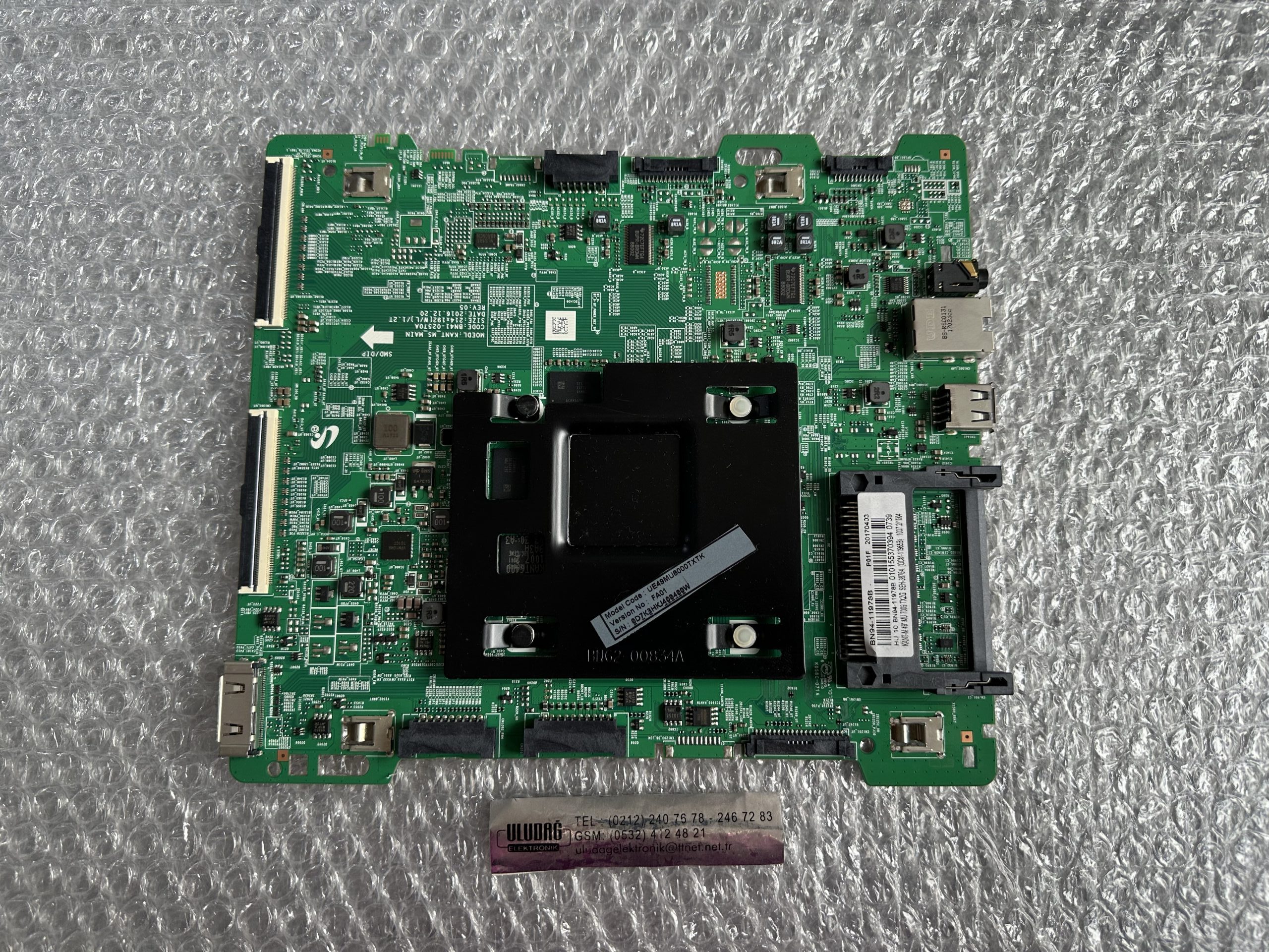 mainboard for samsung un58mu6070fxza